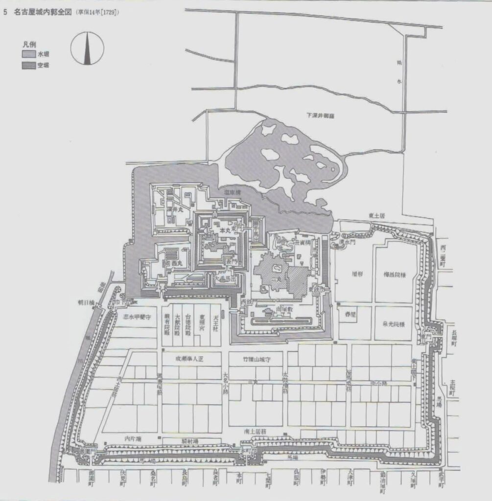 名古屋城　城郭復元図